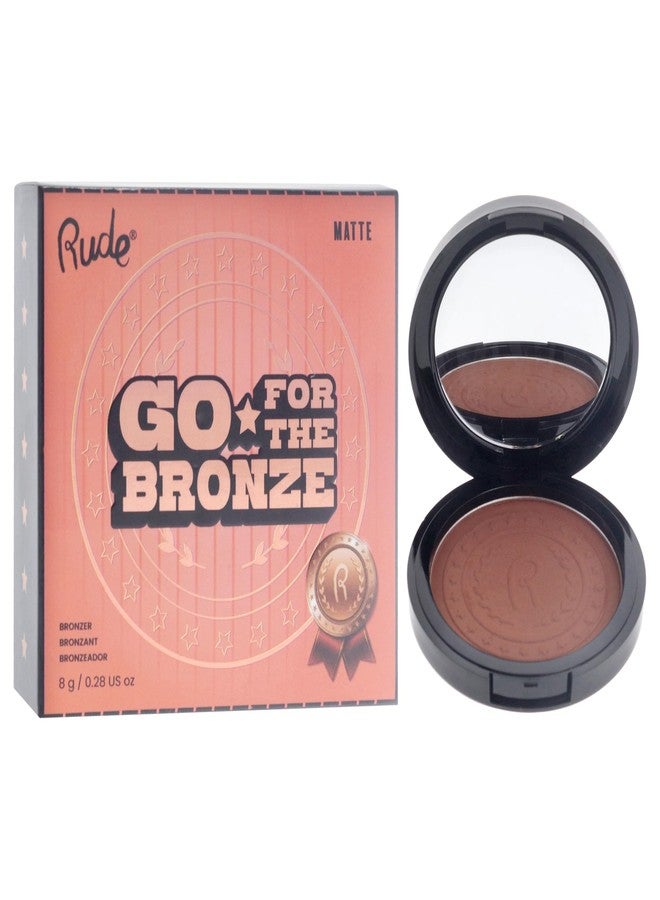 Rude Go for the Bronze - Did Not Break The Ribbon by Rude Cosmetics for Women - 0.28 oz Bronzer - Image 3